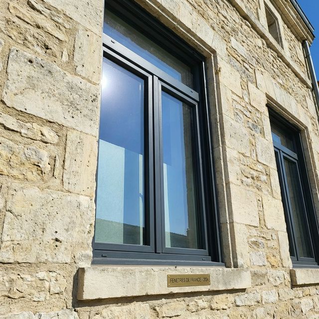 Détail vitrage haute performance